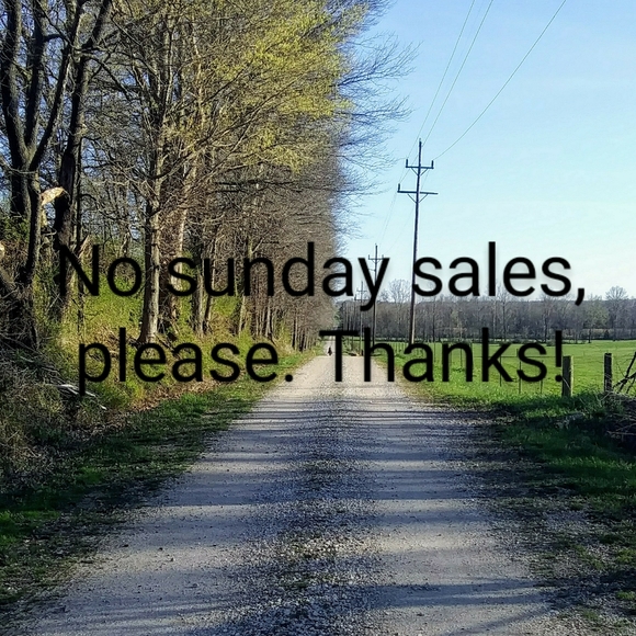 No sunday sales please. - Picture 1 of 1